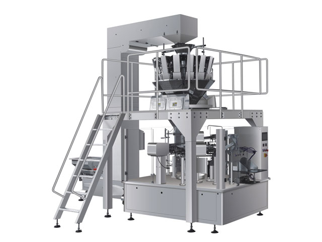 RL-GD8-300D/350D/400D三种猫砂混合全自动包装机